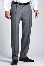 Crease Resistant Single Pleat Trousers