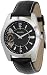 Fossil Gents Black Leather Strap Semi Automatic Watch - ME1002