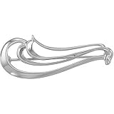 14K White Gold Brooch