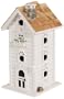 Le Petit Chalet LPC-1032 Finch Bird Feeder - White and Natural