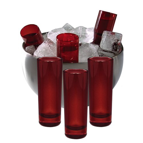 Childrens Toyshop  Kitchen & Housewares : Metro Bar 7-pc. Vodka Set - Red