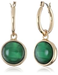 Napier Silver-Tone Click It Hoop Earrings