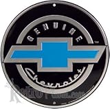 Chevrolet Emblem Round Metal Sign