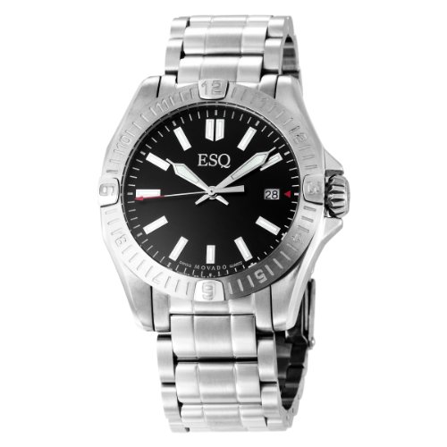 ESQ by Movado Men’s 7301355 Stratus Stainless-Steel Black Dial Watch