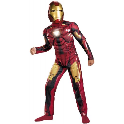 Iron Man 2 Mark 6 Classic Muscle Suit Costume Style # 11691 (Child Boys Small(4-6))