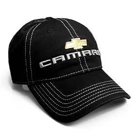 Chevrolet 3D Camaro Black Baseball Cap by Chevrolet Apparel