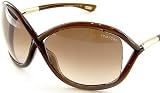 New TOM FORD Whitney TF9 692 Sunglasses 64-14-110 Transparent Dark Lens Brown/ Rose Gold Frame