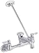 Tools & Hardware : American Standard 8344.112.004 Exposed Yoke 6-Inch Spout Reach Utility Faucet, Rough Chrome