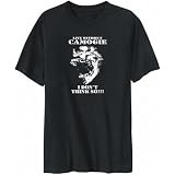 TShirt Mens Black  Live Without Camogie  I Dont Think So  Sports Large