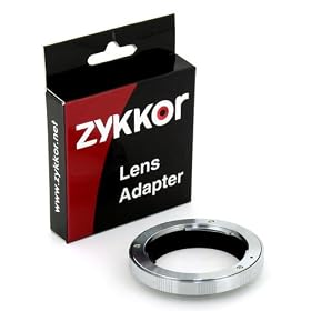 Zykkor Olympus 35mm OM Lens to Olympus Four Third 4 3 Body Mount Adapter by