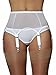 Nancies Powermesh Garter / Suspender Belt with 6 Straps (SSL61)
