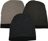 Knitted Reversible Adults Beanie Hat