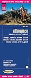 �thiopien, Horn von Afrika 1 : 1 800 000: Kartenbild 2seitig, Exakte H�henlinien, H�henschichten-Relief, GPS-tauglich durch Gradnetz, klassifiziertes ... Ortsindex,  rei�- und wasserfest