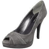 Nine West Womens Zebedee Peep-Toe Platform