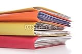 Wallmonkeys Peel and Stick Wall Decals - Stack of Folders with Files - 72