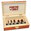 Homier Porter Cable 5 Piece Straight Router Bit Set