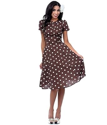 brown dress with white shoes
