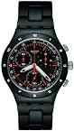 Swatch Black Coat Mens Watch YCB4019AG