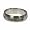 316L stainless steel ring with laser cut design - Width: 6mm (Size 9)