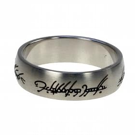 316L stainless steel ring with laser cut design - Width: 6mm (Size 9)