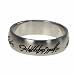 316L stainless steel ring with laser cut design - Width: 6mm (Sizes 9-12)