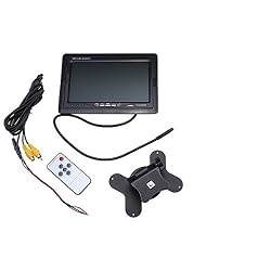 AGPtek® 7 Inch TFT Adjustable LCD Backlight Color Screen Rearview Monitor For Car With IR Remote + Bracket AGPtek® 7 Inch TFT Adjustable LCD Backlight Color Screen Rearview Monitor For Car With IR Remote + Bracket