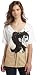 Harajuku Lovers Junior's Pen And Ink Music V-Neck Tee,Tan,Small