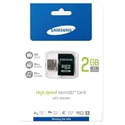 Samsung Micro SDHC Class 4 High Speed Memory Card - 2GB - MB-MS2GEU