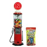 Nebraska Cornhuskers NCAA Red Retro Gas Pump Gumball Machine