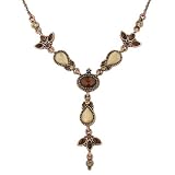 Sahara Mother Of Pearl Drop Necklace