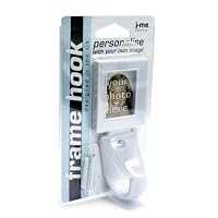 White Photo Frame Coat Hook - add own picture