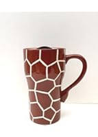 GIRAFFE Ceramic Travel Mug 6-1/4"H, 81698 by ACK