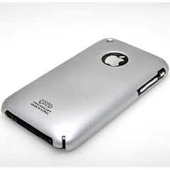 Cozip Hartplastik soft d�nn Snap H�lle Cover Skin SILBER f�r Apple iPhone 3G/3GS -Made in Korea-