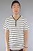 All Day The Y-Neck Henley in White & Black Stripe,Tops for Men, Extra Extra Large,White