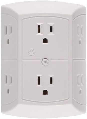Spy Associates Hi Res 6-Power Outlet Tap Self Recording Spy Camera, Includes Free eBook