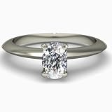 0.90 Ct Cushion Cut Solitaire Diamond Engagement Ring 14K VVS1 CUT:VERY GOOD WHITE GOLD GIA