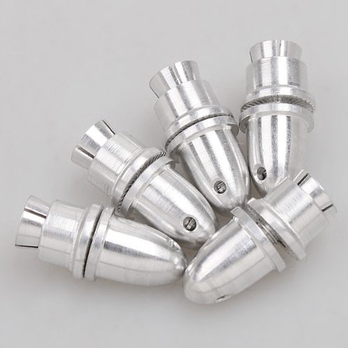 Docooler 5pcs 3.0mm RC Aluminum Bullet Propeller Adapter Holder for Brushless Motor Prop