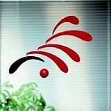 Flowing Rhythm Flensted Mobile, color = Red