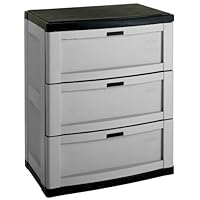 Suncast C3703G 3 Drawer Utility Storage Cabinet