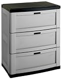 Outdoor Living : Suncast C3703G 3 Drawer Utility Storage Cabinet