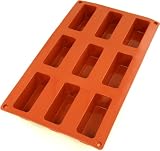 World Cuisine Non-Stick Silicone Mold, Rectangular (9)