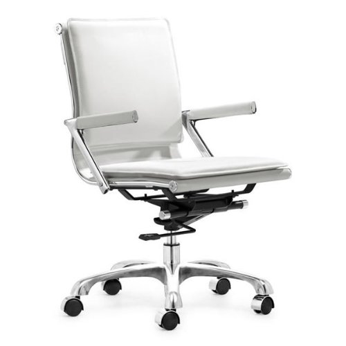 Zuo Modern Lider Plus Office Chair White Zuo Modern Lider Plus Office Chair White