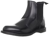 Dr. Martens Women's Flora Boot,Black Polished Smooth,9 UK/11 M US