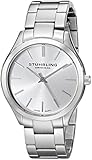 Stuhrling Original Unisex 884.01 Classic Gentry Analog Display Swiss Quartz Silver Watch