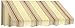 Awntech 6-Feet San Francisco Window/Entry Awning, 24-Inch Height by 36-Inch Diameter, Gray/Cream/Black