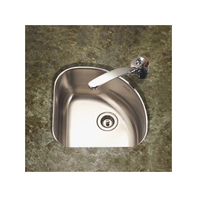 Houzer CST-1212-1 Club 14-by-14-Inch Stainless Steel Corner Bar Sink