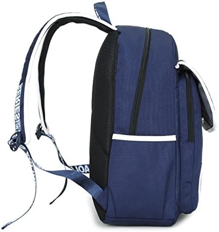 Green Youth Women's And Men's Fashion Sports Schoolbag Casual Travel Bag Black Canvas Backpack