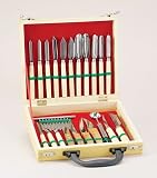 International Culinary Carving Set 22 Piece,  Wood Case
