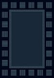 Contemporary Area Rug, United Weavers Manhattan 5'x8' Long Island Navy Blue