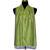 Best Selling Handmade Self Design Semi Silk Rectangular Scarf For Women (Free Shipping) scrf0054r